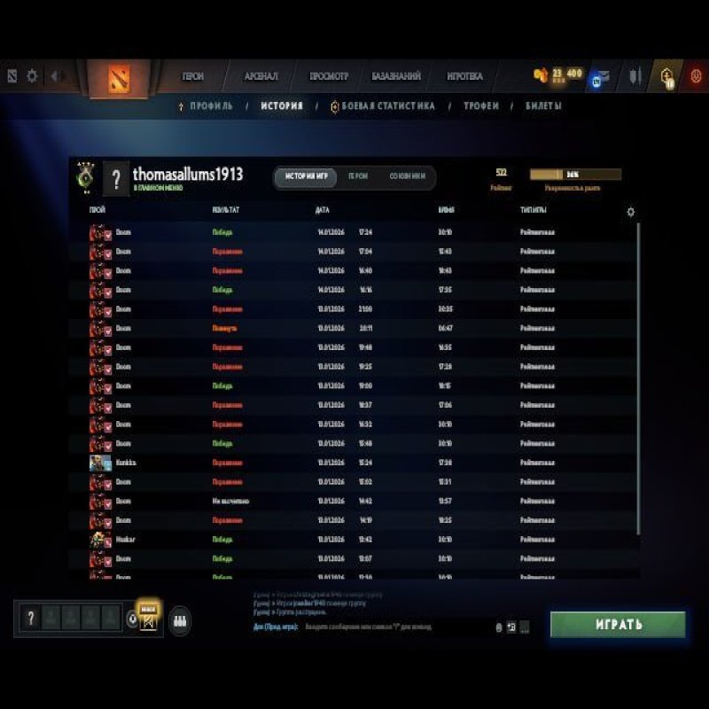 🏅 MMR 522 | 🕒 200 годин | 🛡 10829