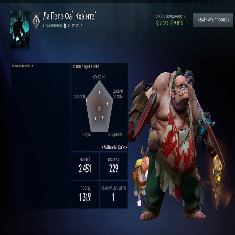 🏅 MMR 3400 | 🕒 4591 часов | 🛡 9015