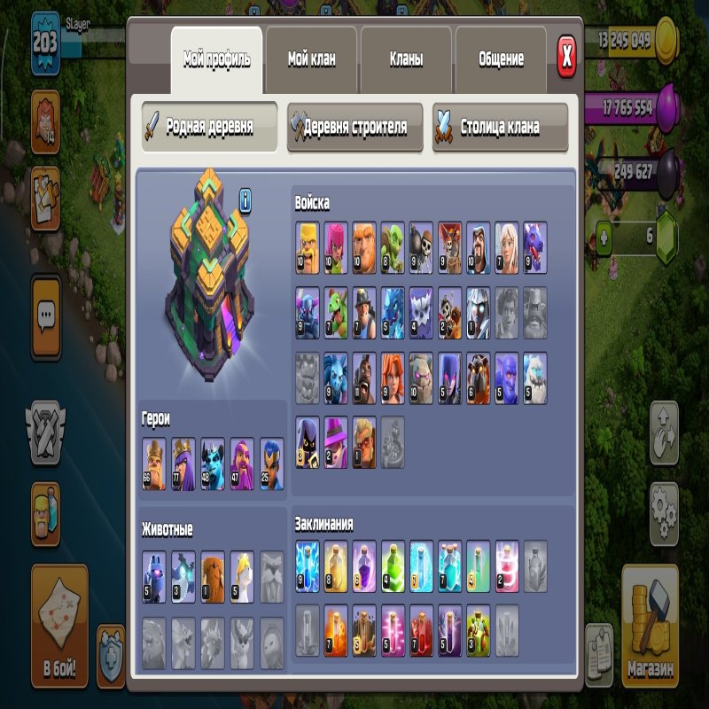 🏰 Clash of Clans акаунт | 14 ратуша | Рівень акаунта: високий