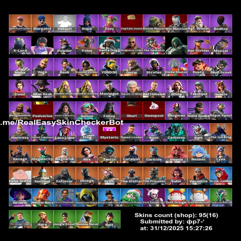 🎨 97 скінів | 🌟 Fortnite акаунт