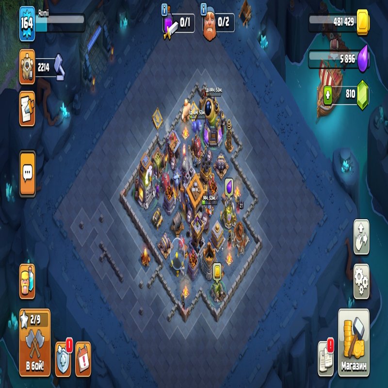 🏰 Clash of Clans акаунт | Ратуша 15 рівня | Рівень 164