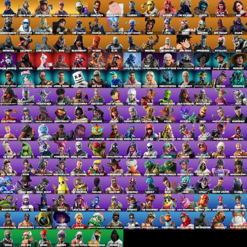 🎨 190 skins | 🌟 Fortnite account