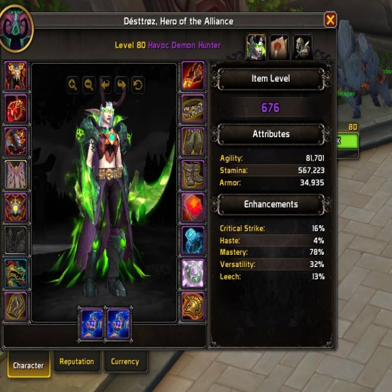 🎮 WoW акаунт | 80 рівень | Сила Тьми | Draenor/Ravencrest