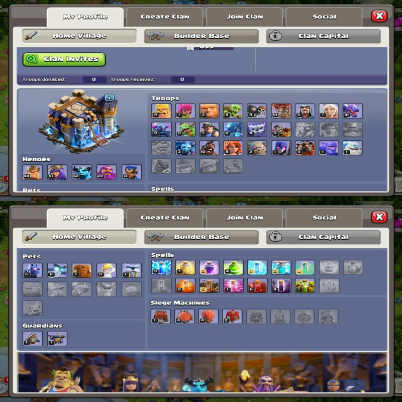 🏰 Clash of Clans акаунт | Ратуша 18 | Рівень 45