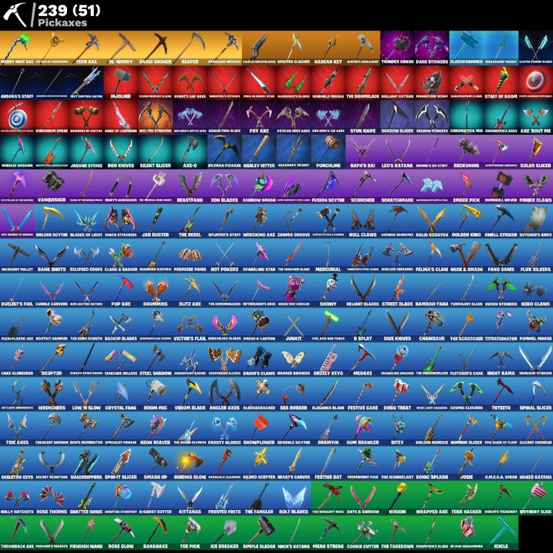 🎨 251 skins | 🌟 Fortnite account