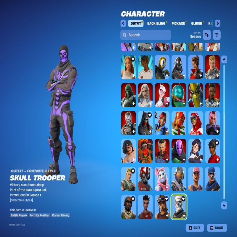 🎨 74 скінів | 🌟 Fortnite акаунт