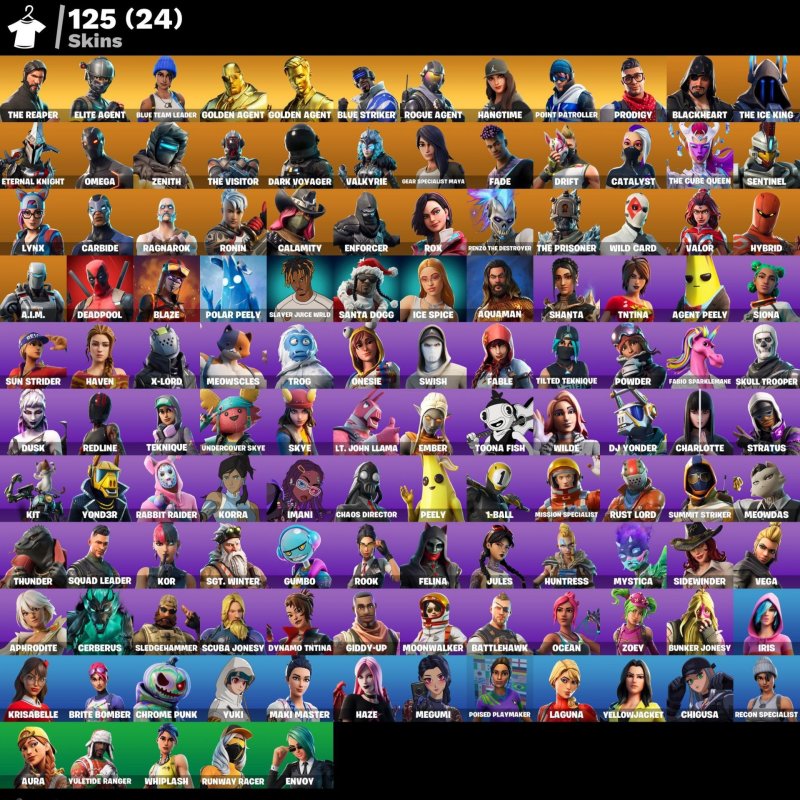 🎨 125 skins | 🌟 Fortnite account