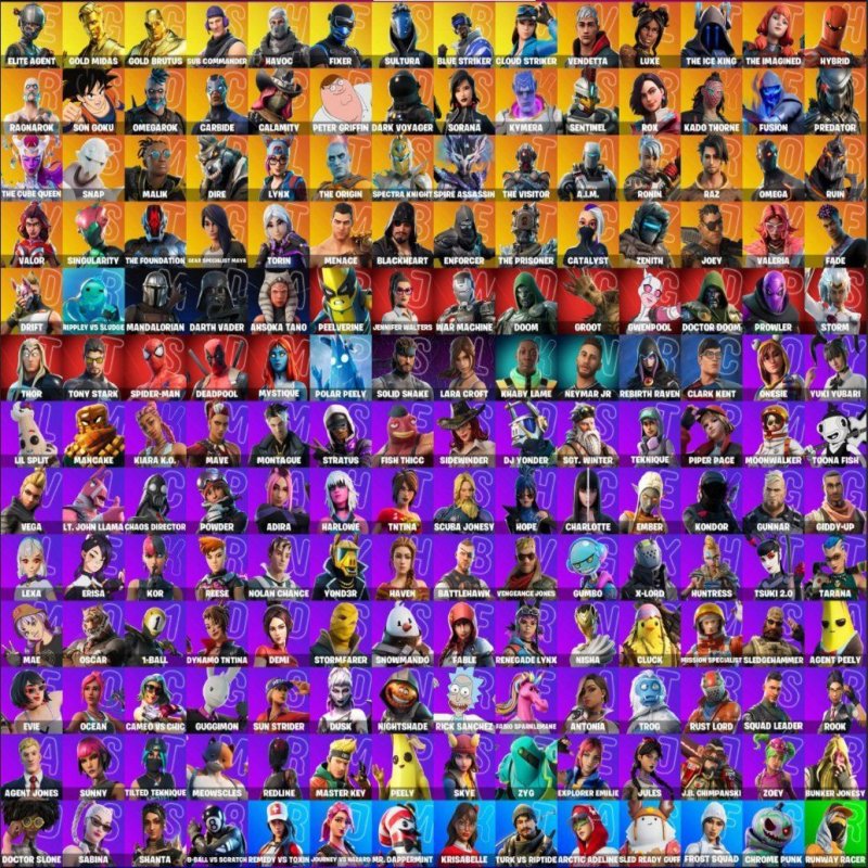 🎨 182 скина | 🌟 Fortnite аккаунт