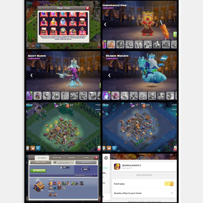 🏰 Clash of Clans акаунт | Ратуша 11 рівень | Рівень 100