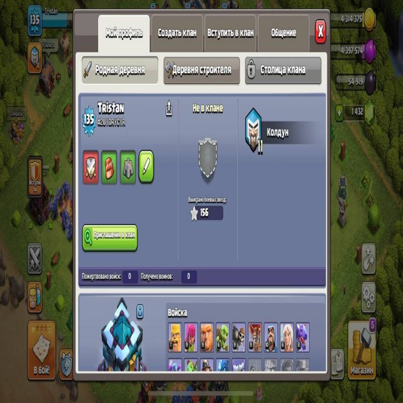 🏰 Clash of Clans акаунт | Ратуша 13 рівень | Рівень - 80%