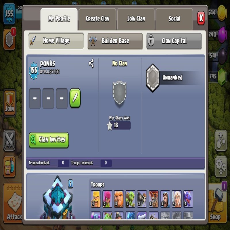 🏰 Clash of Clans акаунт | Ратуша 13 | Рівень 155