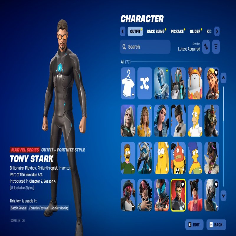 🎨 77 скінів | 🌟 Fortnite акаунт