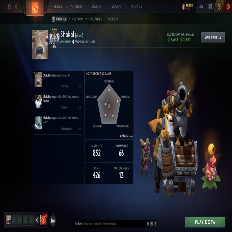 🏅 MMR 4916 | 🕒 1140 годин | 🛡 8078