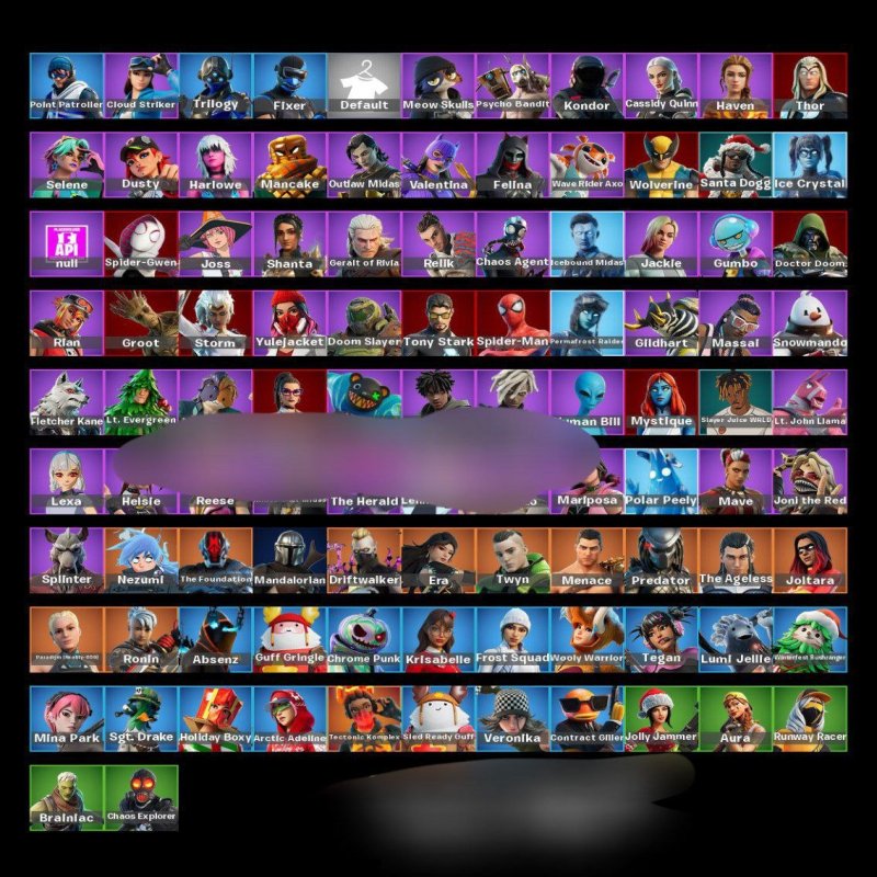 🎨 102 скінів | 🌟 Fortnite акаунт