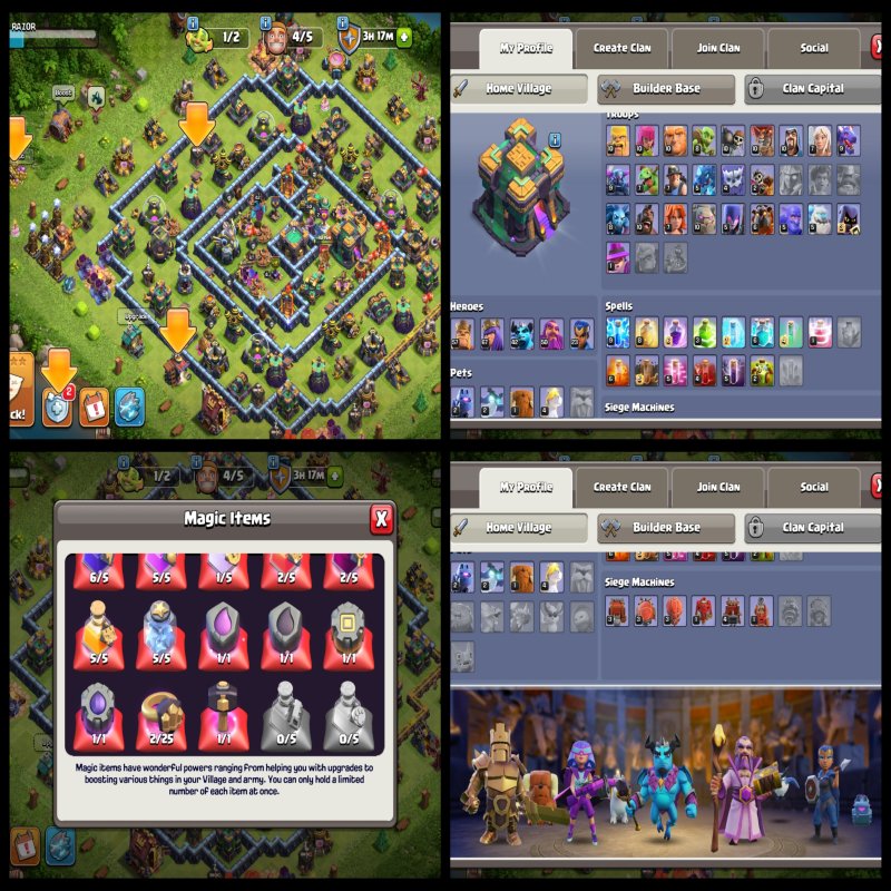 🏰 Clash of Clans акаунт | Ратуша 14 рівня | Рівень 14