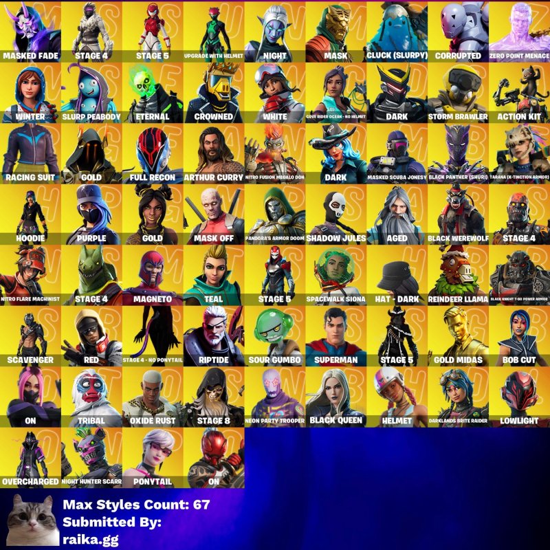 🎨 215 skins | 🌟 Fortnite account