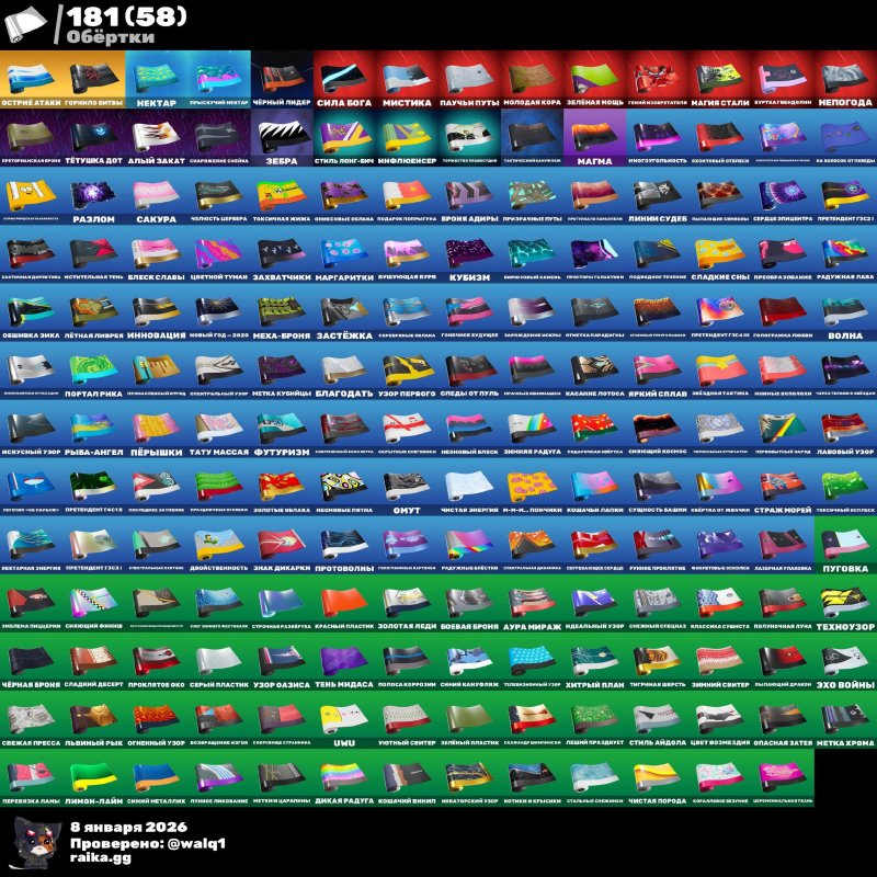 🎨 191 скін | 🌟 Fortnite акаунт