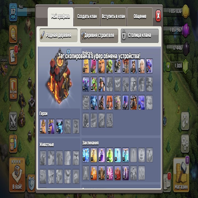 🏰 Clash of Clans акаунт | Ратуша 13 рівня | Рівень 117