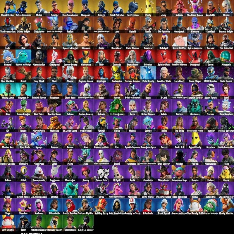 🎨 201 skins | 🌟 Fortnite account