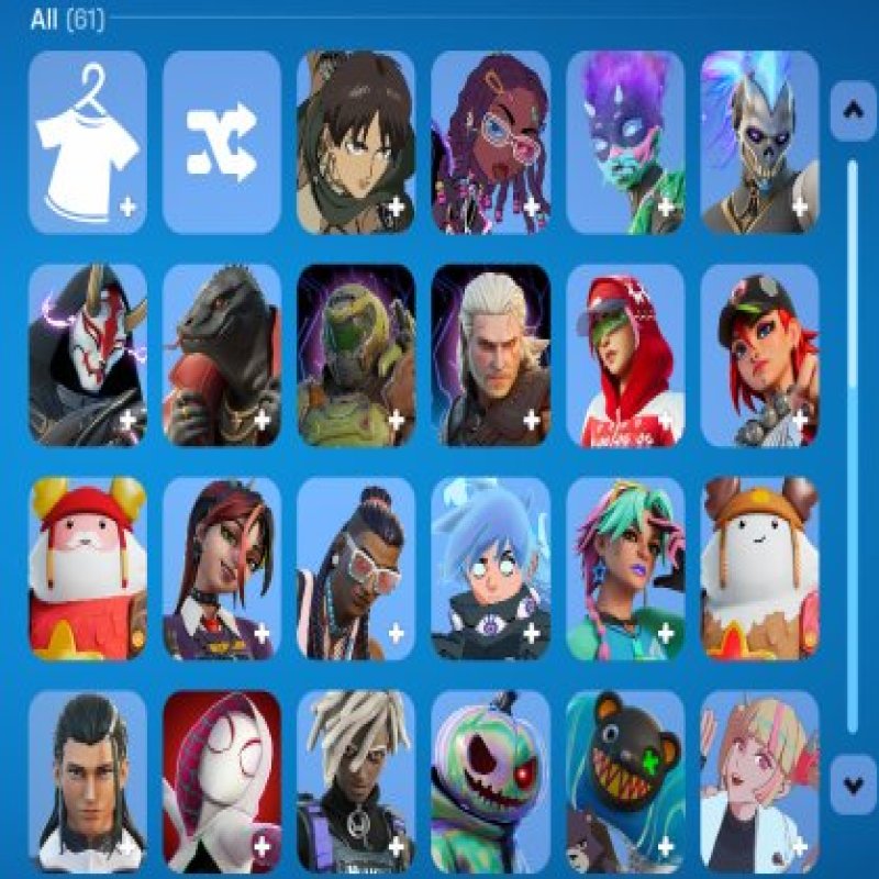 🎨 61 скінів | 🌟 Fortnite акаунт