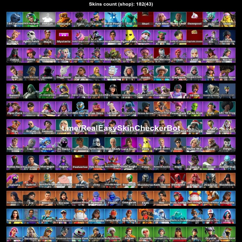 🎨 180 skins | 🌟 Fortnite account