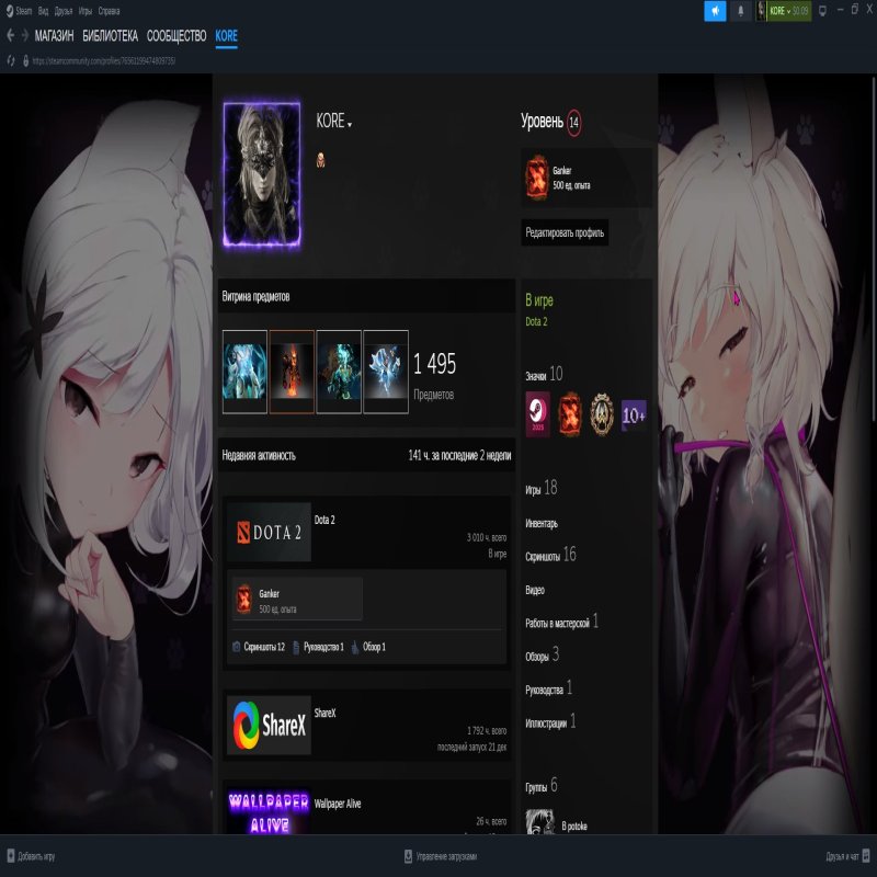 🏅 MMR 2000 | 🕒 3000 годин | 🛡 1200