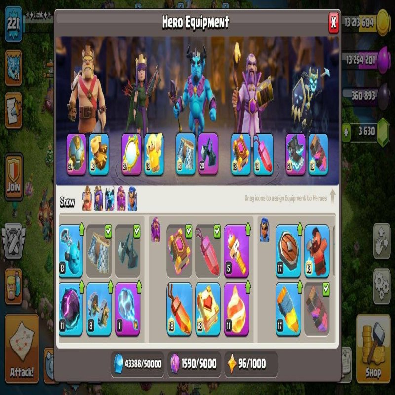 🏰 Clash of Clans акаунт | Ратуша 17 рівень | Рівень 50