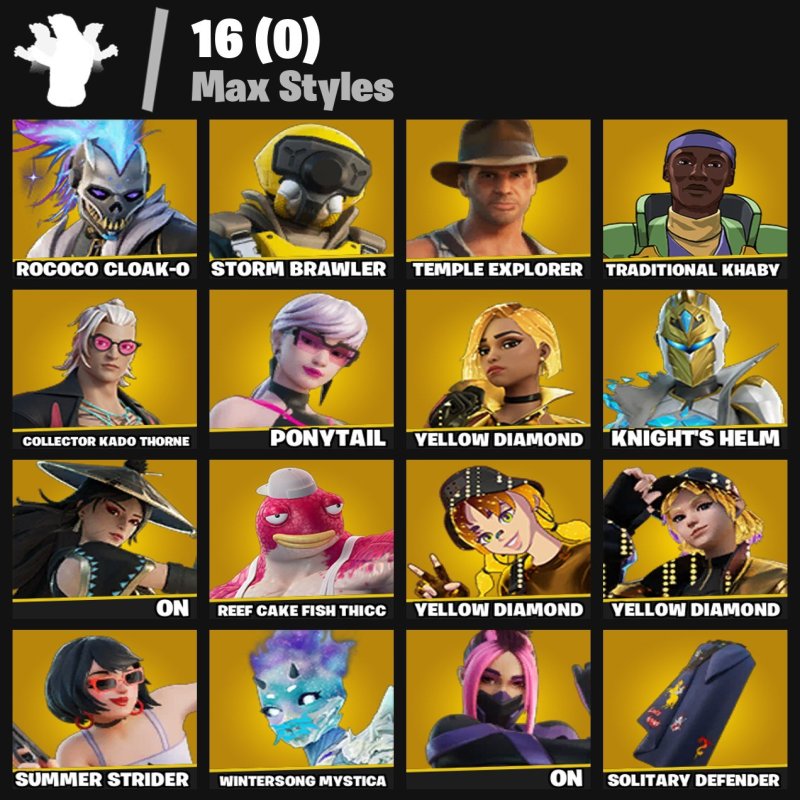 🎨 44 скіна | 🌟 Fortnite акаунт