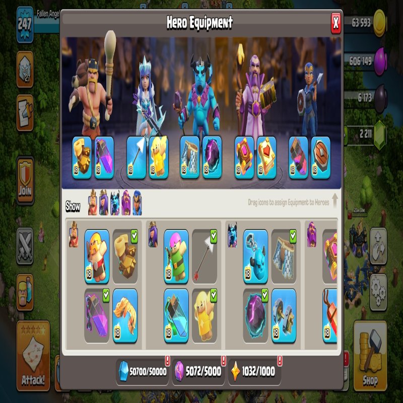 🏰 Clash of Clans акаунт | Ратуша 17 рівня | Уровень 1