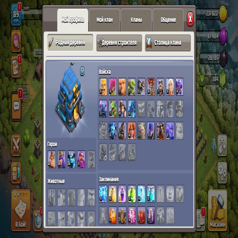 🏰 Clash of Clans акаунт | Ратуша 12 рівень | Рівень 89