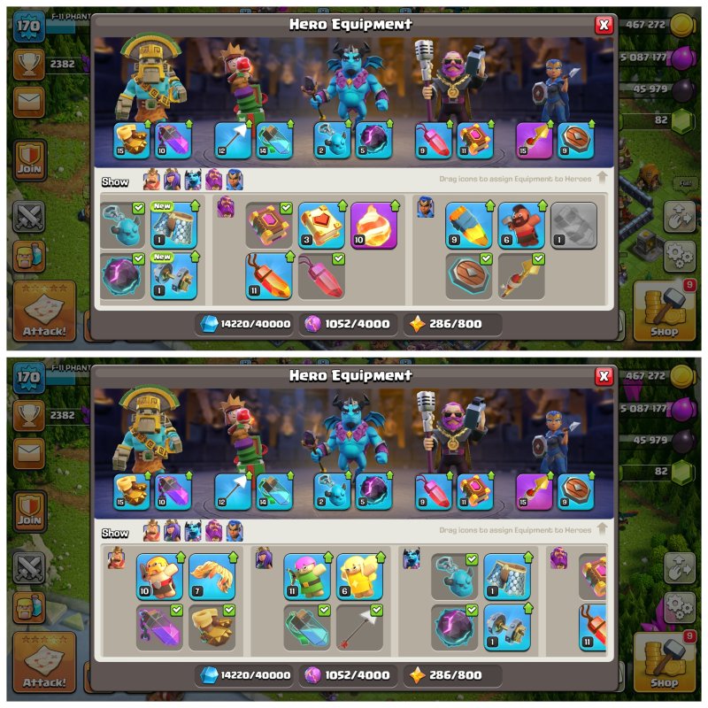 🏰 Clash of Clans акаунт | 17 ратуша | Рівень 1