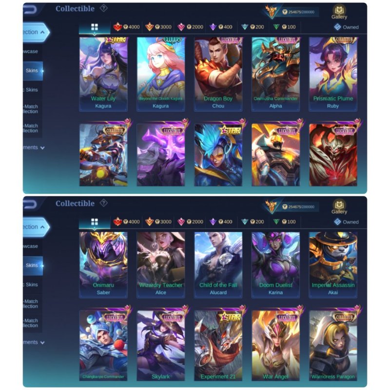 🎮 Mobile Legends акаунт | Міфічний | 130 героїв | 576 облич