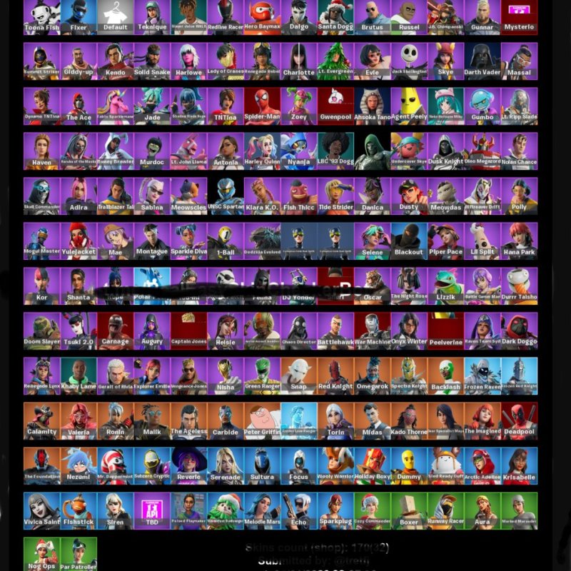 🎨 202 skins | 🌟 Fortnite account