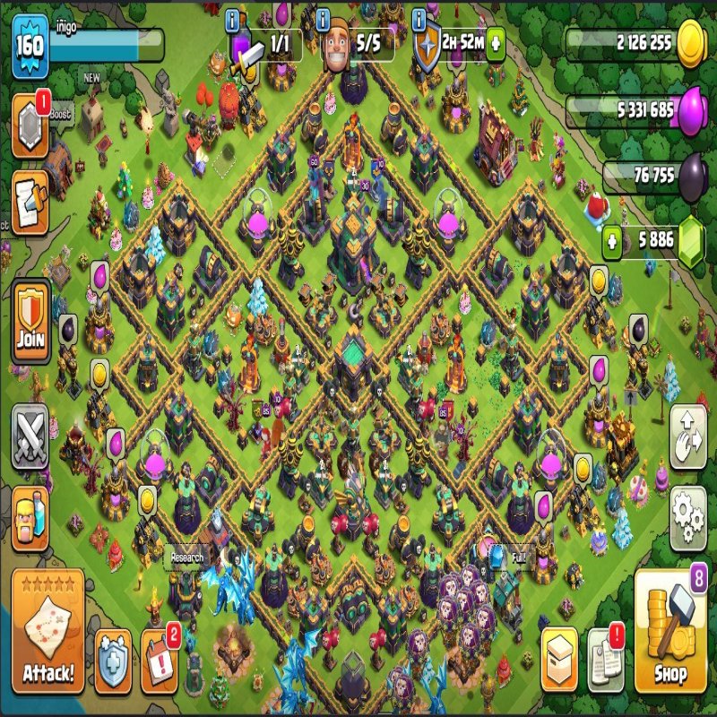 🏰 Clash of Clans акаунт | Ратуша 14 | Рівень 160