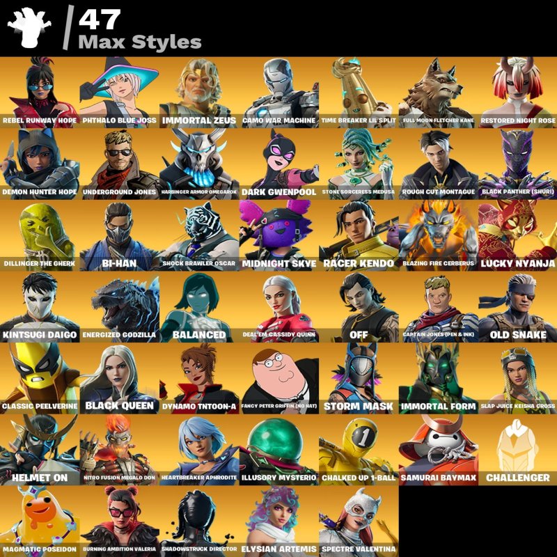 🎨 69 skins | 🌟 Fortnite account