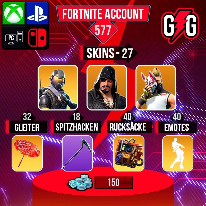 🎨 27 скінів | 🌟 Fortnite акаунт