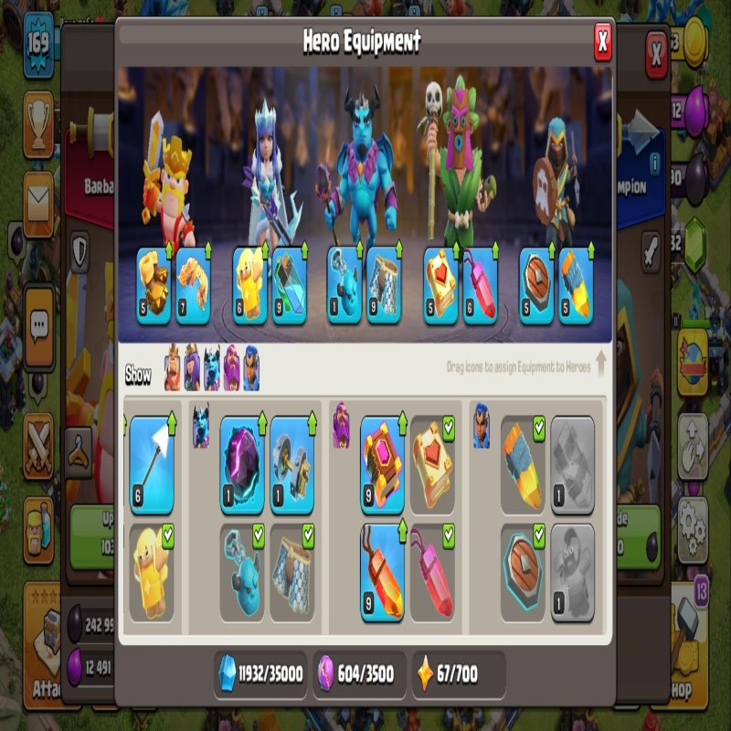 🏰 Clash of Clans акаунт | Ратуша 13 рівень | Рівень 169