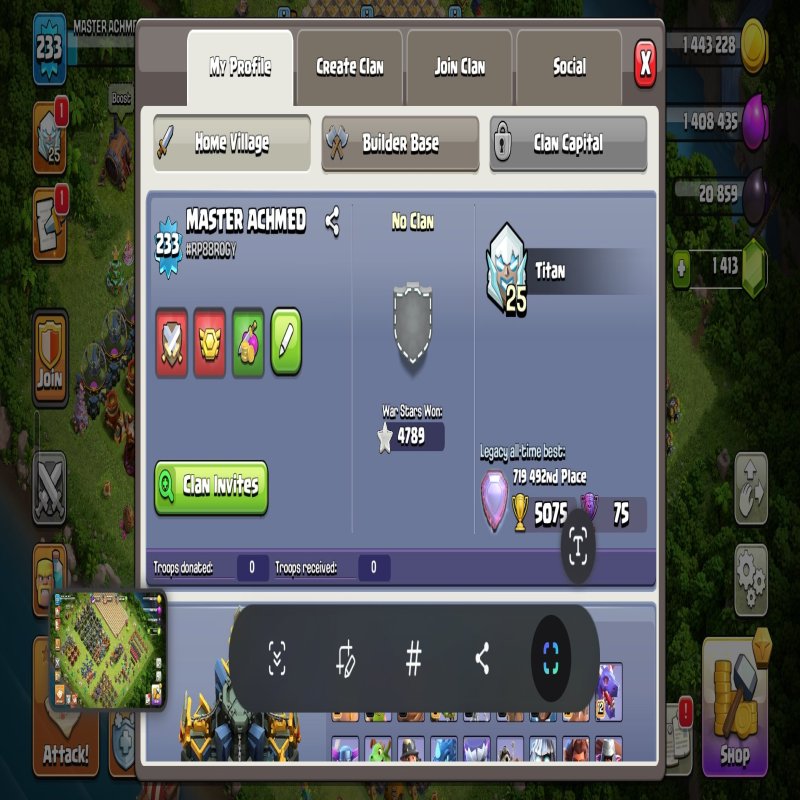 🏰 Clash of Clans акаунт | Ратуша 17 ратуша | Рівень 100