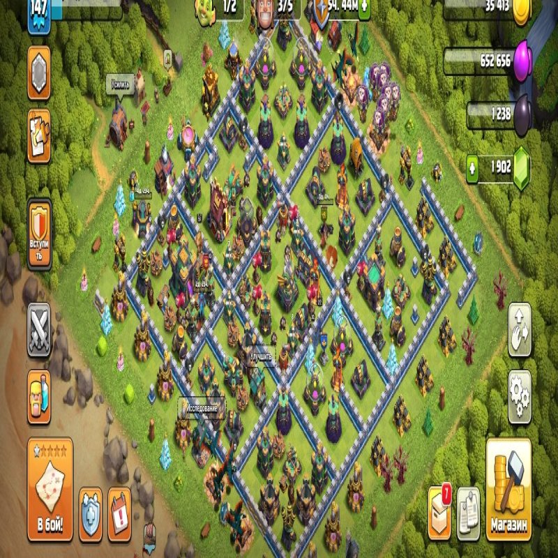 🏰 Clash of Clans акаунт | 14 ратуша | 35 рівень