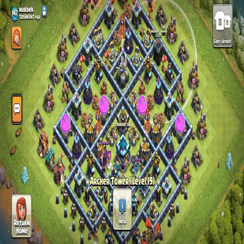 🏰 Clash of Clans акаунт | 13 ратуша | 147 рівень