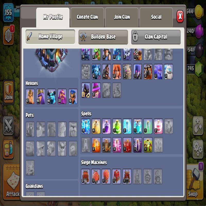 🏰 Clash of Clans акаунт | Ратуша 13 | Рівень 155