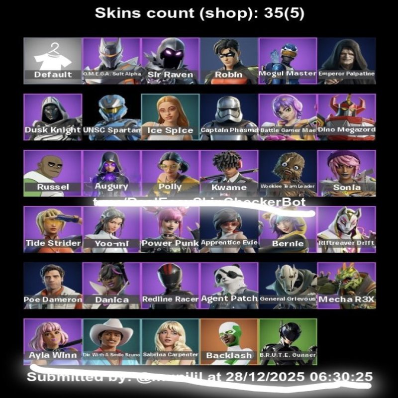 🎨 35 скінів | 🌟 Fortnite акаунт