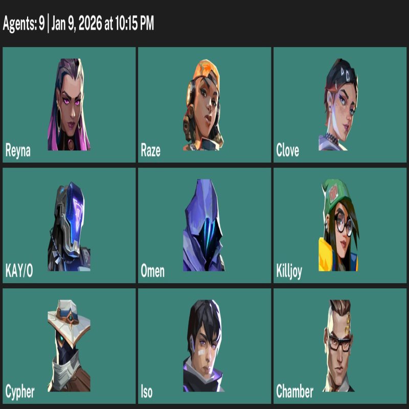 🎯 Valorant акаунт | Ранг: Рейтинговий розблокований | Сервер: AP | 9 агентів