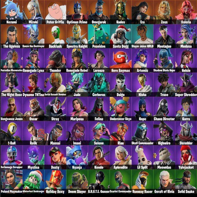 🎨 72 скіна | 🌟 Fortnite акаунт