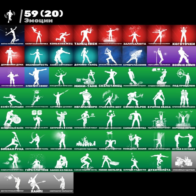 Найкращий акаунт з безліччю скінів та спогадів