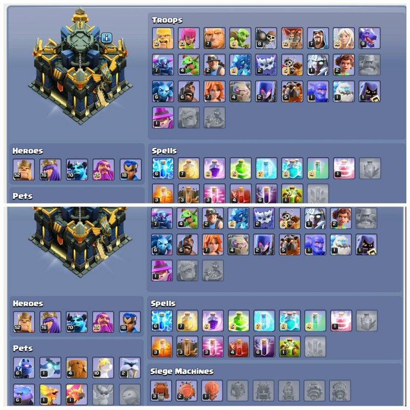 🏰 Clash of Clans акаунт | Ратуша 17 рівня | Рівень 1