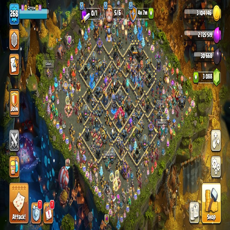 🏰 Clash of Clans акаунт | Ратуша 18 рівня | Рівень 50