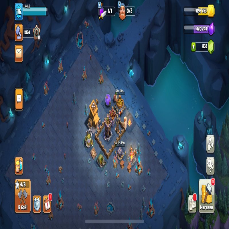 🏰 Clash of Clans акаунт | Ратуша 12 рівень | 2100+ трофеїв