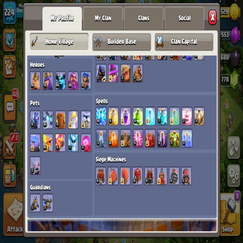 🏰 Clash of Clans акаунт | 18 ратуша | Рівень 18