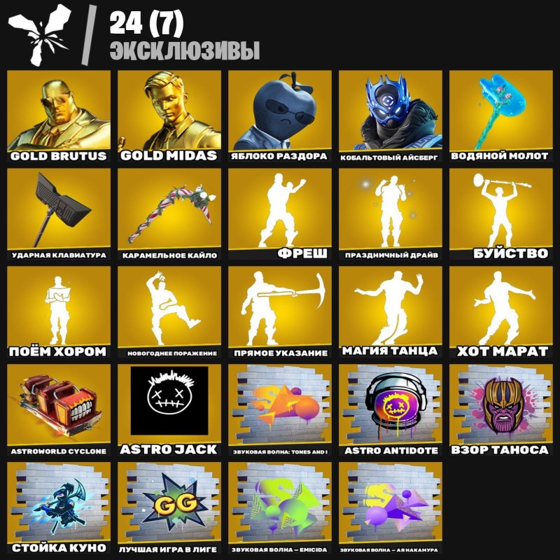 🎨 250 скінів | 🌟 Fortnite акаунт